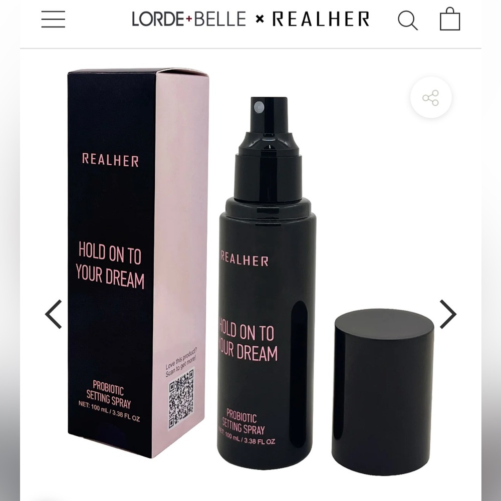 🌻NIB Real Her Hold Onto Your Dream probiotic setting spray 3.38oz